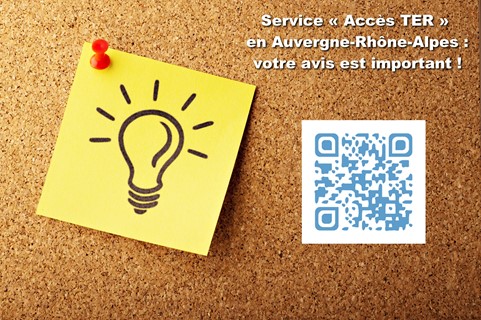 Service « Accès TER » en Auvergne-Rhône-Alpes : Votre avis est important !